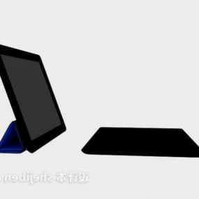 キーボード付きiPadの3Dモデル