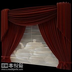 European Curtain Blind Combine 3d model