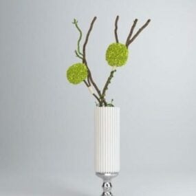 Table Flower Ornament Pot 3d model