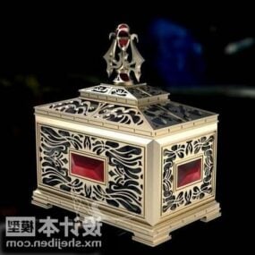 Carving Jewelry Box 3d model