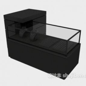 Tv Cabinet Shelf Marble Texture 3d model