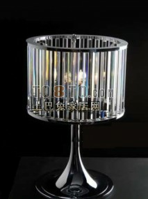Lampe de table cylindrique en verre modèle 3D