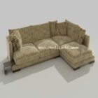 L Type Vintage Sofa Living Room Furniture
