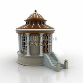 Chinese Pagoda Building 3d model