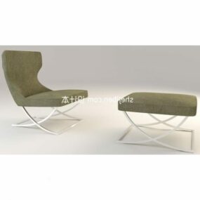 Sohva Carusso Living Room Furniture 3D-malli