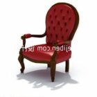 European Lounge Chair Leather Finished