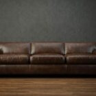 Realistic Leather Sofa Furniture