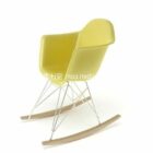 Leisure Trojan rocking chair 3d model .