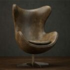 Egg Chair Leather Finish