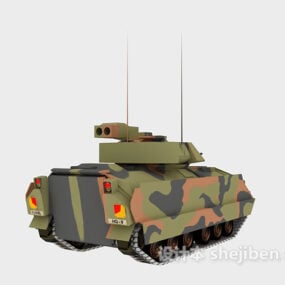 Leopard 2a6 Battle Tank 3d model