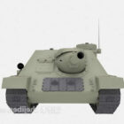 Lichte tank 3D-model ed.