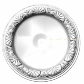 Circle Ceiling Plaster דגם תלת מימד