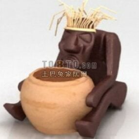 Little Man Artwork Skulptur 3D-Modell