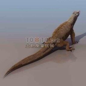 Lizard Animal Crawling 3d model