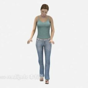 Walking Woman 3d-modell