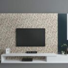 Gabinete de pared de TV simple
