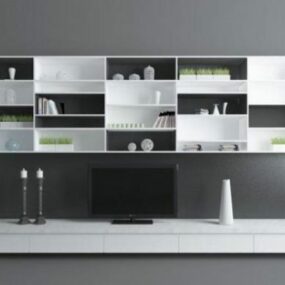 Tv Wall Storage Cabinet 3d model