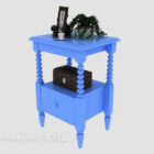 Středomořský modrý noční stolek