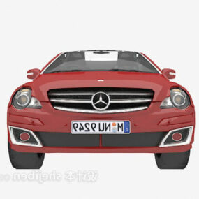 Mercedes Suv bil röd färg 3d-modell