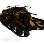 군용 탱크 3d 모델 다운로드.