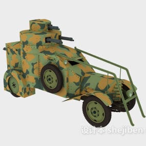 American T2 Tank 3d model