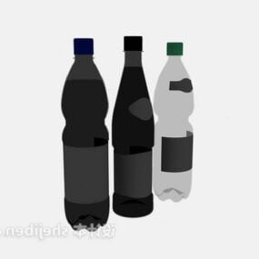 Mineralvannflaske 3d-modell