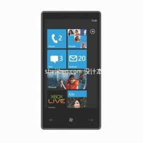 휴대 전화 Windows Phone 3d 모델