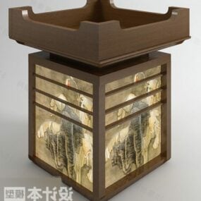 Antique Chinese Ceiling Lamp 3d model