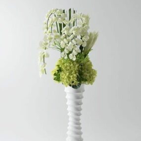 Moderne stijl plant ingemaakt 3D-model