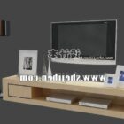 Modern TV cabinet 3d model .
