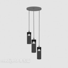 Modern Bar Shade Pendant Lamp 3d model