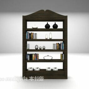 Düşük Kitaplık Ofis Malzemeleri 3D model