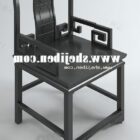 Modern circular chair 3d model .