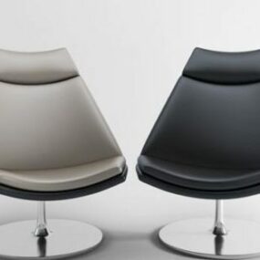 Moderne Filet Chair Læder 3d model