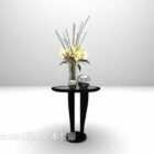 Nowoczesny model stojaka na kwiaty 3d.