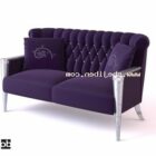 Casual Sofa Purple Color