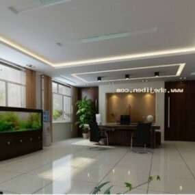 Exchange Office Room Interior 3d model
