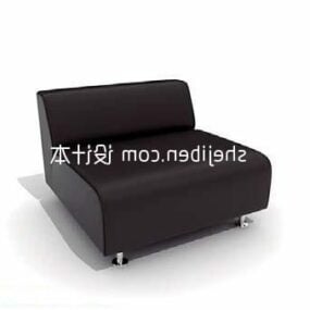 Verhoiltu sohvapenkki teräsjalka 3d-malli