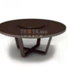 モダンなスタイルのコーヒー テーブルの 3 d モデル。