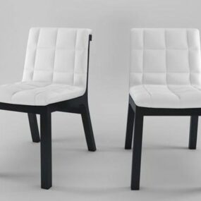 Modern Style Single Chair Upholstery 3d model