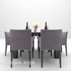 Modern Table With Chair Dinning Room