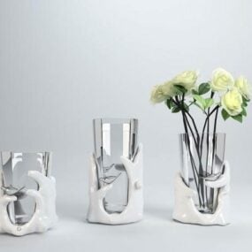 Vase Water Drop Shape 3d model