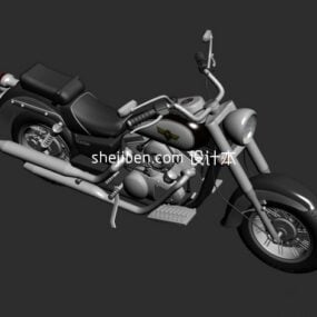 Motorcykel Kawasaki Classic 3d model