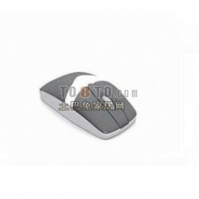Grey Pc Mouse 3d model