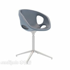 现代吧椅塑料顶3d模型
