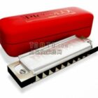 Musical Harmonica With Case