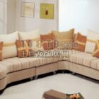 Угловой диван-мебель с подушкой