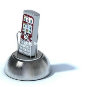 서클 홀더에 노키아 휴대 전화 3d 모델