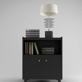 Chinese Modern Bedside Table 3d model