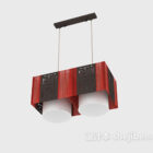 New Chinese chandelier luminaire 3d model .